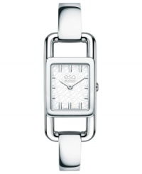 Showcase your style from a different angle with this sophisticated esQ Movado timepiece. Showcase your style from a different angle with this sophisticated esQ Movado timepiece.
