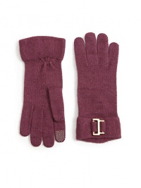 THE LOOKKnit constructionGoldtone accent at wristTHE MATERIALPolyester/nylon/wool/angora/cashmereCARE & ORIGINDry cleanImported THE LOOKKnit constructionGoldtone accent at wristTHE MATERIALPolyester/nylon/wool/angora/cashmereCARE & ORIGINDry cleanImported