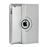 Case Star Silver Bright PU Leather 360 Degrees Rotating Smart Stand Case for Apple iPad 3 + Case Star Cellphone Bag Case Star Silver Bright PU Leather 360 Degrees Rotating Smart Stand Case for Apple iPad 3 + Case Star Cellphone Bag