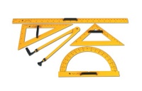 School Smart Chalkboard and Dry Erase Marker Drafting Tool Kit - Set of 5 - Yellow School Smart Chalkboard and Dry Erase Marker Drafting Tool Kit - Set of 5 - Yellow