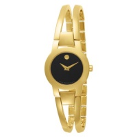 Movado Women's 604758 Amorosa Gold-Tone Stainless-Steel Bangle Bracelet Watch Movado Women's 604758 Amorosa Gold-Tone Stainless-Steel Bangle Bracelet Watch