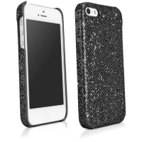 BoxWave Glamour and Glitz Apple iPhone 5 Case - Slim Snap-On Glitter Case, Fun Colorful Sparkle Case for your Apple iPhone 5 Cases and Covers Black Pearl BoxWave Glamour and Glitz Apple iPhone 5 Case - Slim Snap-On Glitter Case, Fun Colorful Sparkle Case for your Apple iPhone 5 Cases and Covers Black Pearl