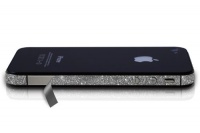 AT&T iPhone 4 Sparkling Glitter Vinyl Antenna Wrap, Sparkling Silver AT&T iPhone 4 Sparkling Glitter Vinyl Antenna Wrap, Sparkling Silver