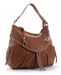 Party all night long (and until dawn!) with this studded hobo from Red by Marc Ecko. Party all night long (and until dawn!) with this studded hobo from Red by Marc Ecko.