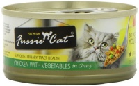 Fussie Cat Premium Chicken with Vegetables in Gravy Cat Food - 24 - 2.82-oz. Cans Fussie Cat Premium Chicken with Vegetables in Gravy Cat Food - 24 - 2.82-oz. Cans