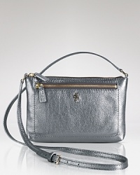 Give into compact cravings with Cole Haan's luxe leather mini. Sized for the essentials, this understated bag slips across the body for busy days that turn into glamorous nights. Give into compact cravings with Cole Haan's luxe leather mini. Sized for the essentials, this understated bag slips across the body for busy days that turn into glamorous nights.