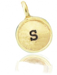 Lucky Feather Charm Builder Letter Coin Charm - Initial S Lucky Feather Charm Builder Letter Coin Charm - Initial S