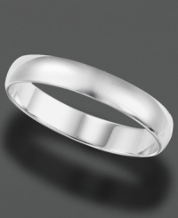 Keep beauty with you every day. This classic 14k gold ring features a 4 mm band. Size 8.5-13. Keep beauty with you every day. This classic 14k gold ring features a 4 mm band. Size 8.5-13.