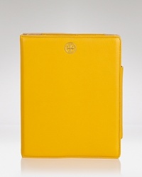Accessorize your gadget in bold fashion with this leather tablet case from Tory Burch, crafted from fine Vachetta leather and finished with a delicate logo plaque. Accessorize your gadget in bold fashion with this leather tablet case from Tory Burch, crafted from fine Vachetta leather and finished with a delicate logo plaque.