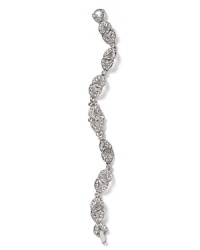 Finish your soiree-perfect look with this vintage-inspired pave bracelet from Carolee Lux. Finish your soiree-perfect look with this vintage-inspired pave bracelet from Carolee Lux.