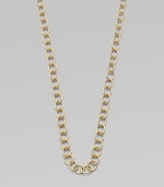 A radiant, 18k gold design with chic oval links. 18k goldLength, about 32S-hook closureMade in Italy
