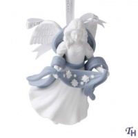 Wedgwood Holiday Angel Ornament Angel With Sash Wedgwood Holiday Angel Ornament Angel With Sash