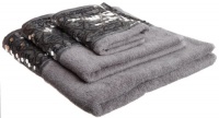 Popular Bath Sinatra Silver 3-Piece Towel Set Popular Bath Sinatra Silver 3-Piece Towel Set