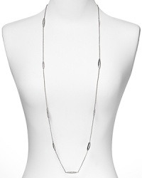 Perfect feminine style with this long-link necklace from Nadri. It's crystal pave flowers form a delicate daisy chain around your neck. Perfect feminine style with this long-link necklace from Nadri. It's crystal pave flowers form a delicate daisy chain around your neck.