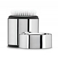 simplehuman Round Cotton Swab Holder, Chrome simplehuman Round Cotton Swab Holder, Chrome