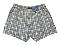 Polo Ralph Lauren Classic-Fit Plaid Boxer, Gray, M Polo Ralph Lauren Classic-Fit Plaid Boxer, Gray, M