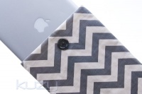 Kuzy 13-Inch Chevron Sleeve Cover for 13-Inch Macbook Pro,13-Inch MacBook Air and White MacBook - Gray/White Kuzy 13-Inch Chevron Sleeve Cover for 13-Inch Macbook Pro,13-Inch MacBook Air and White MacBook - Gray/White