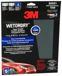 3M 32021 Imperial Wetordry 9 x 11 1000 Grit Sheet, (Pack of 5) 3M 32021 Imperial Wetordry 9 x 11 1000 Grit Sheet, (Pack of 5)