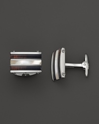 Striking onyx, mother-of-pearl and warm ebony enhance the gleam of sterling silver. By Dolan & Bullock. From the Stone Accent Collection. Striking onyx, mother-of-pearl and warm ebony enhance the gleam of sterling silver. By Dolan & Bullock. From the Stone Accent Collection.