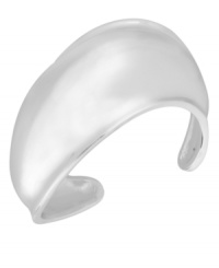 Make waves with this cuff bracelet from Robert Lee Morris. Crafted from silver-tone mixed metal, the bracelet is styled in a sculptural motif. Approximate diameter: 2-1/2 inches. Make waves with this cuff bracelet from Robert Lee Morris. Crafted from silver-tone mixed metal, the bracelet is styled in a sculptural motif. Approximate diameter: 2-1/2 inches.