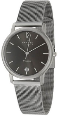 Skagen Men's 170LTTMM1 Titanium Black Dial Watch Skagen Men's 170LTTMM1 Titanium Black Dial Watch