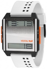Vestal Unisex DIG001 Digichord White and Black Watch Vestal Unisex DIG001 Digichord White and Black Watch