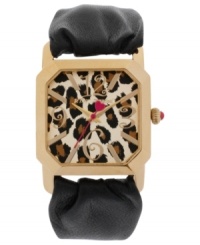 Animal prints are on-trend this season! Grab this fierce watch from Betsey Johnson and keep your look on point. Animal prints are on-trend this season! Grab this fierce watch from Betsey Johnson and keep your look on point.