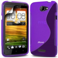 JKase(TM) Premium Quality HTC One S (T-Mobile) Streamline TPU Case Cover - Purple in JKase Retail Packaging JKase(TM) Premium Quality HTC One S (T-Mobile) Streamline TPU Case Cover - Purple in JKase Retail Packaging
