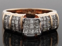 Designer Women's Engagement Ring 14k Rose Gold 1.00ct Diamonds RG-ENG-600-JGK Designer Women's Engagement Ring 14k Rose Gold 1.00ct Diamonds RG-ENG-600-JGK