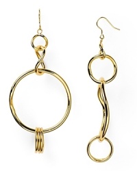 Statement earrings are a must-have this season. Make the look yours with this shapely pair of 14-karat hoops from Belle Noel, featuring a dramatic, dangly design. Statement earrings are a must-have this season. Make the look yours with this shapely pair of 14-karat hoops from Belle Noel, featuring a dramatic, dangly design.