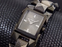 Burberry Black Metallic Pyramid Nova Check Plaid Bracelet Ladies Watch BU5363 Burberry Black Metallic Pyramid Nova Check Plaid Bracelet Ladies Watch BU5363