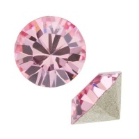 SWAROVSKI ELEMENTS Crystal #1028 Xilion Round Stone Chatons ss39 Lt Rose (6) SWAROVSKI ELEMENTS Crystal #1028 Xilion Round Stone Chatons ss39 Lt Rose (6)