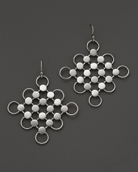 With a geometric design, John Hardy's sterling silver Dot earrings lend a modern look. With a geometric design, John Hardy's sterling silver Dot earrings lend a modern look.