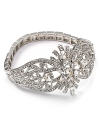 Adorned with crystals, this Carolee bracelet stretches to fit. Layer this sparkling piece with your other favorite bracelets for a high-shine detail. Adorned with crystals, this Carolee bracelet stretches to fit. Layer this sparkling piece with your other favorite bracelets for a high-shine detail.
