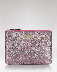 In the purse or out at the party: We can't think of anywhere we don't want to take this oh-so sparkly kate spade new york pouch, splashed with glitter. In the purse or out at the party: We can't think of anywhere we don't want to take this oh-so sparkly kate spade new york pouch, splashed with glitter.