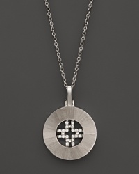 Geometric and bold, four brilliant diamond Hs combine to create this Signature Pendant from India Hicks. Geometric and bold, four brilliant diamond Hs combine to create this Signature Pendant from India Hicks.