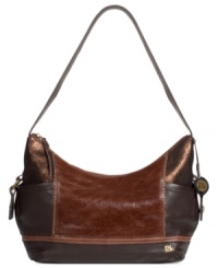 Opt for understated colorblocking with this take-anywhere silhouette from The Sak. Crafted from the softest leather with custom hardware and detail stitching, it's the perfect work-to-weekend companion. Opt for understated colorblocking with this take-anywhere silhouette from The Sak. Crafted from the softest leather with custom hardware and detail stitching, it's the perfect work-to-weekend companion.