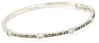 Judith Jack Sterling Silver Cubic Zirconia Studded and Marcasite Pave Hinged Bangle Bracelet Judith Jack Sterling Silver Cubic Zirconia Studded and Marcasite Pave Hinged Bangle Bracelet