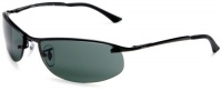 Ray-Ban RB3179 Sidestreet Sunglasses 63 mm, Non-Polarized, Black/Grey-Green Ray-Ban RB3179 Sidestreet Sunglasses 63 mm, Non-Polarized, Black/Grey-Green