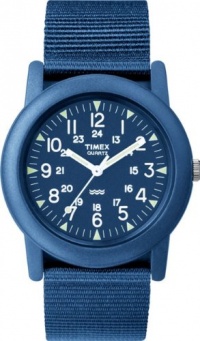 Timex Unisex T2N257 Analog Blue Nylon Strap Camper Watch Timex Unisex T2N257 Analog Blue Nylon Strap Camper Watch