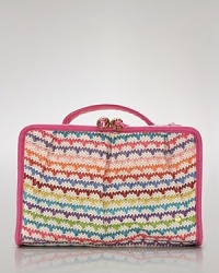 Get a bolder breed of beauty bag. From Stephanie Johnson, this generously sized cosmetics case keeps your products pretty organized. Get a bolder breed of beauty bag. From Stephanie Johnson, this generously sized cosmetics case keeps your products pretty organized.