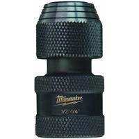 Milwaukee 48-03-4410 Shockwave 1/2-Inch Square by 1/4-Inch Hex Adapter Milwaukee 48-03-4410 Shockwave 1/2-Inch Square by 1/4-Inch Hex Adapter