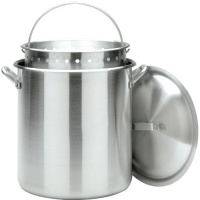 Bayou Classic 1000 100-Qt. Aluminum Stockpot with Boil Basket