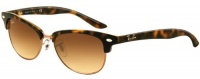 Ray-Ban RB4132 Clubmaster Sunglasses 52 mm, Non-Polarized, Tortoise/Brown Gradient Ray-Ban RB4132 Clubmaster Sunglasses 52 mm, Non-Polarized, Tortoise/Brown Gradient