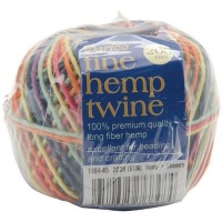 Darice(R) Fine Hemp Twine - Bright Colored Darice(R) Fine Hemp Twine - Bright Colored