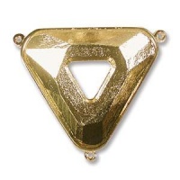 Gold Tone 3-Ring Connector Setting For SWAROVSKI ELEMENTS 30mm Cosmic Triangle (1) Gold Tone 3-Ring Connector Setting For SWAROVSKI ELEMENTS 30mm Cosmic Triangle (1)