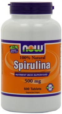 Now Foods Spirulina 500mg, Tablets, 500-Count