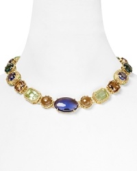 A timeless favorite from Carolee: Gold-plated metal is beautifully offset with colorful faceted crystals for a dazzling finish. A timeless favorite from Carolee: Gold-plated metal is beautifully offset with colorful faceted crystals for a dazzling finish.