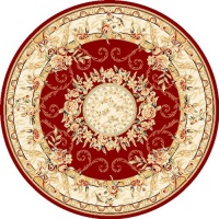 Safavieh Lyndhurst Collection LNH328C Red and Ivory Round Area Rug, 8-Feet Round Safavieh Lyndhurst Collection LNH328C Red and Ivory Round Area Rug, 8-Feet Round