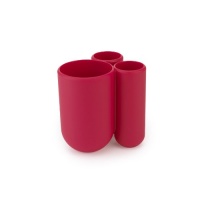 Umbra Touch Molded Toothbrush Holder, Raspberry Umbra Touch Molded Toothbrush Holder, Raspberry